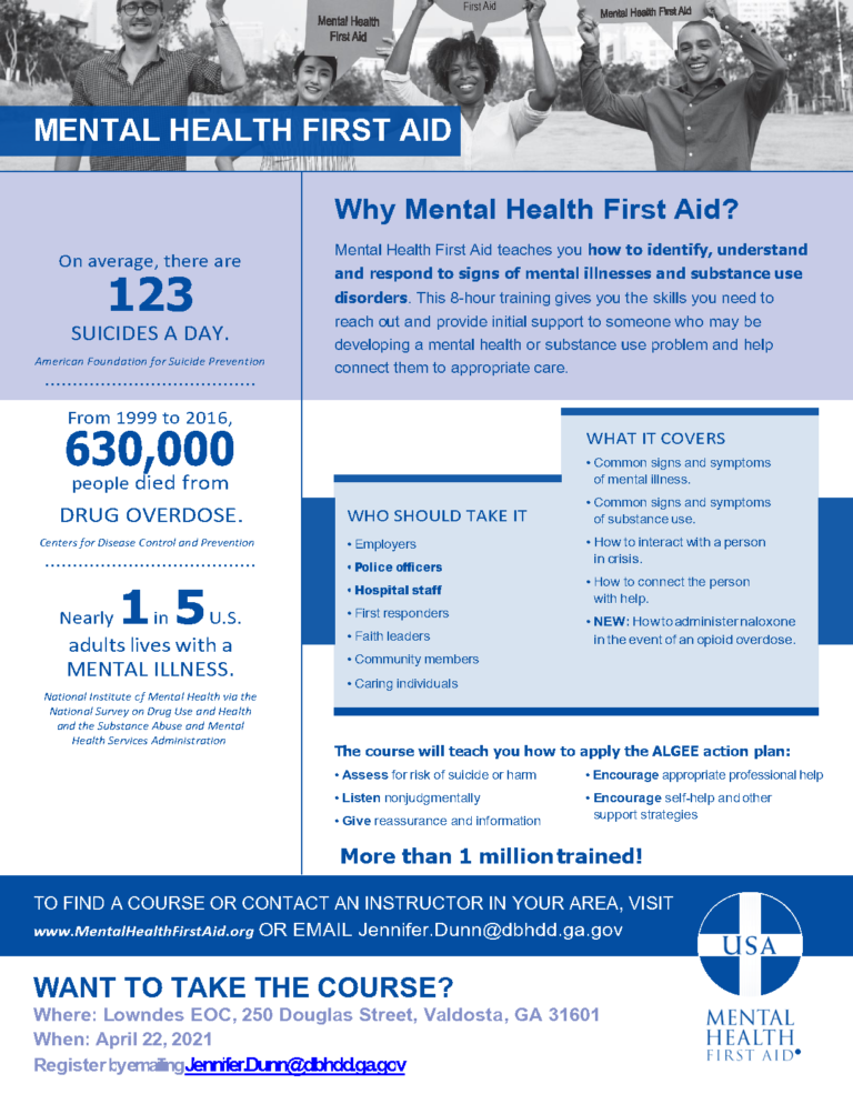 Legacy Behavioral Health Services and Lowndes County Host Mental Health ...